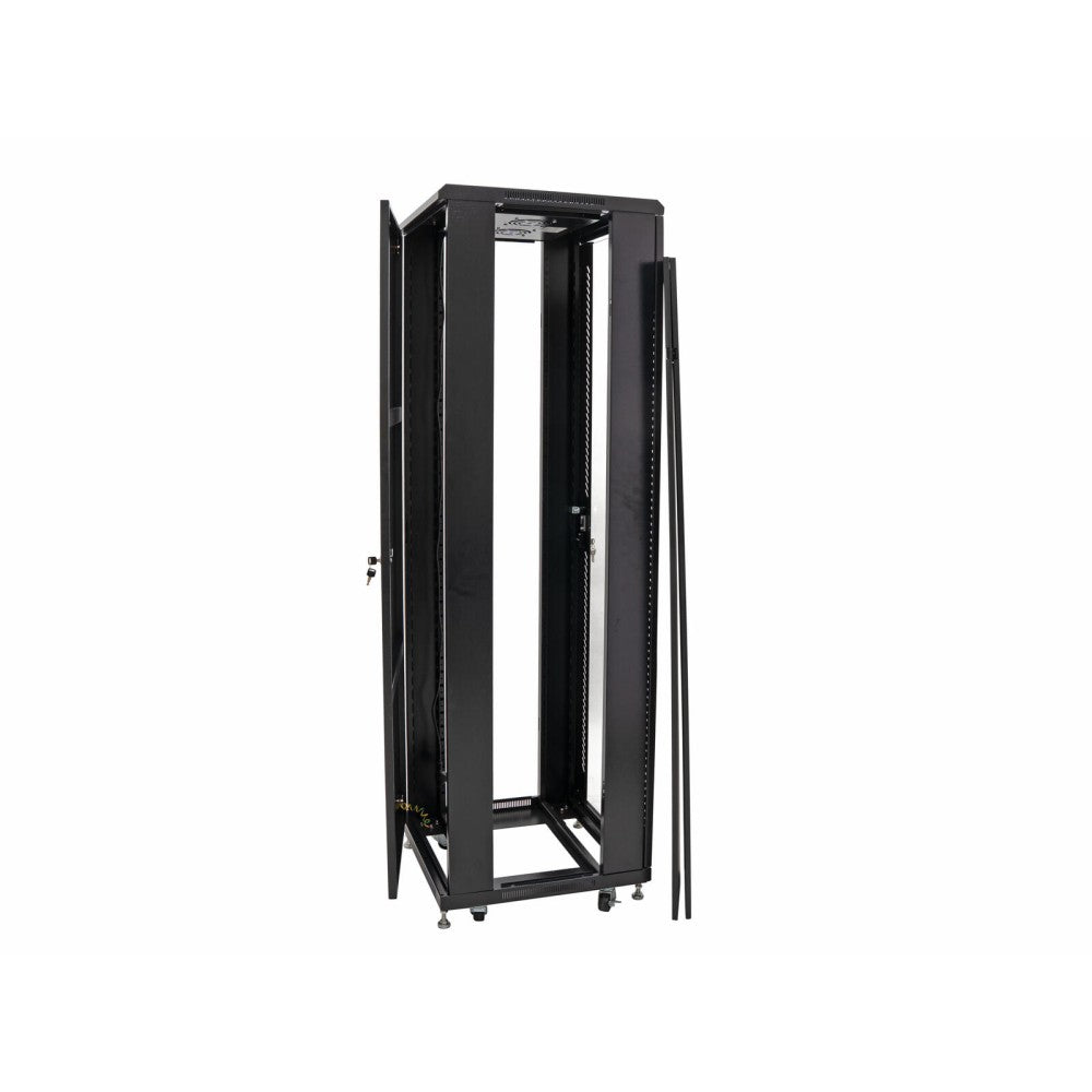 ROADINGER SSC-28 Steel Cabinet with Glass Door 28U