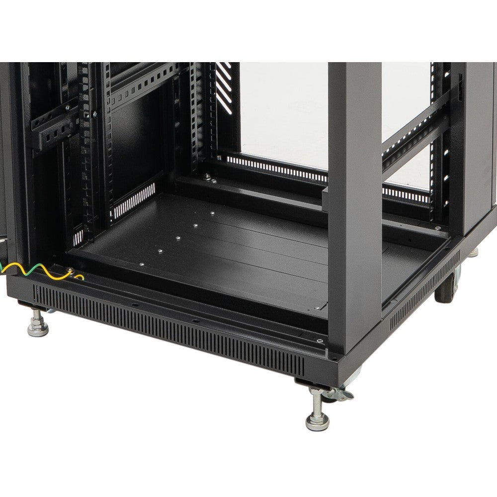 ROADINGER SSC-16 Armario de acero con puerta de cristal 16U
