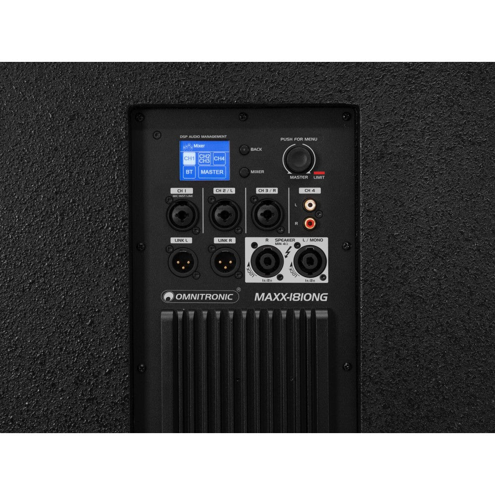 OMNITRONIC MAXX-1810NG 2.1 Sistema Attivo