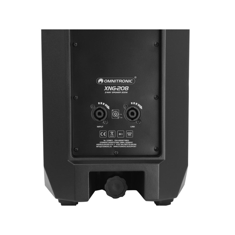 OMNITRONIC XNG-208 2-way Speaker 8"