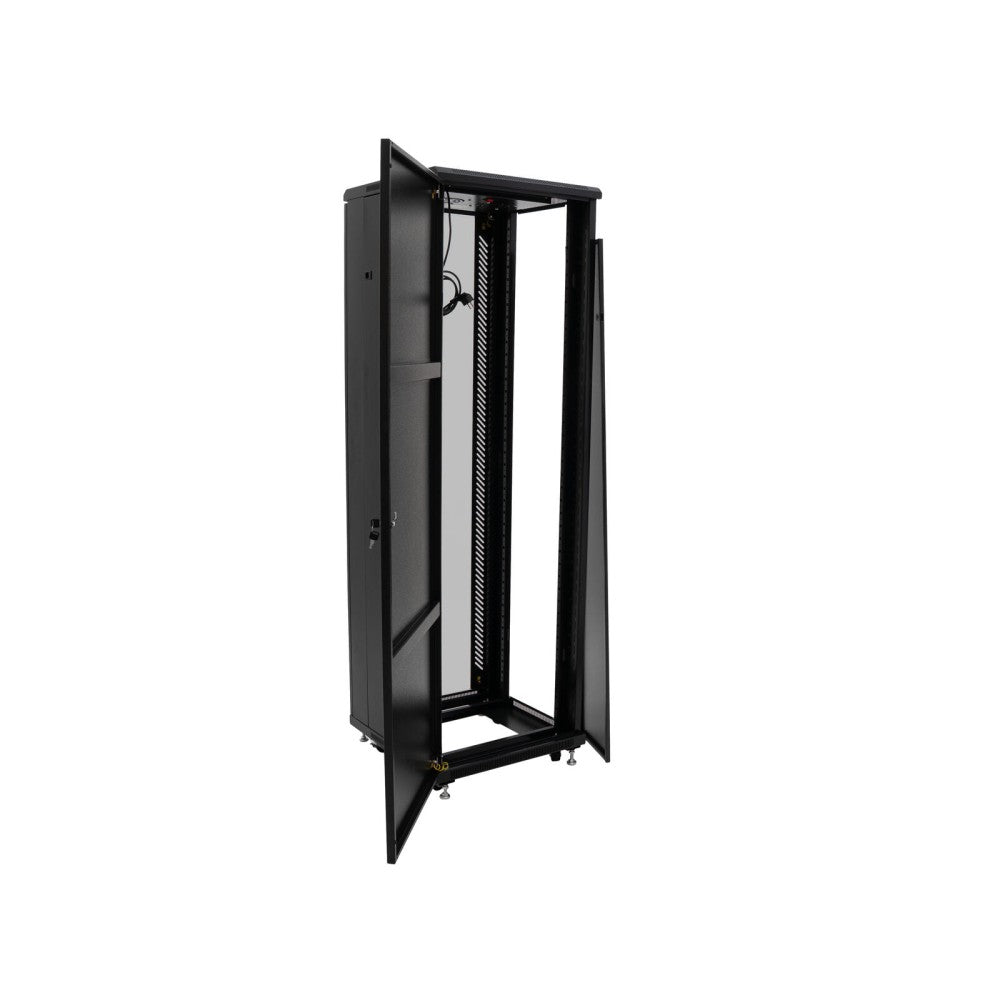 ROADINGER SSC-40 Armario de acero con puerta de cristal 40U