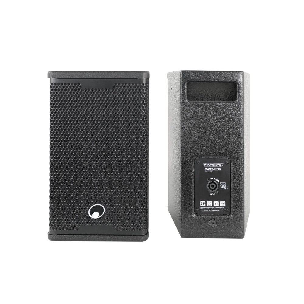 OMNITRONIC MAXX-1206 Altavoz superior de 2 vías 6.5" 2x