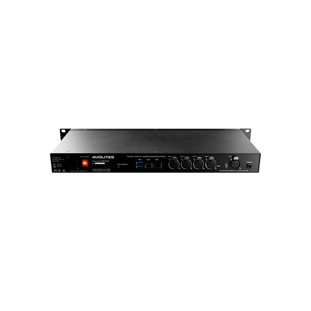 Avolites 1U rack-mounted processor that runs Titan as a standalone controller