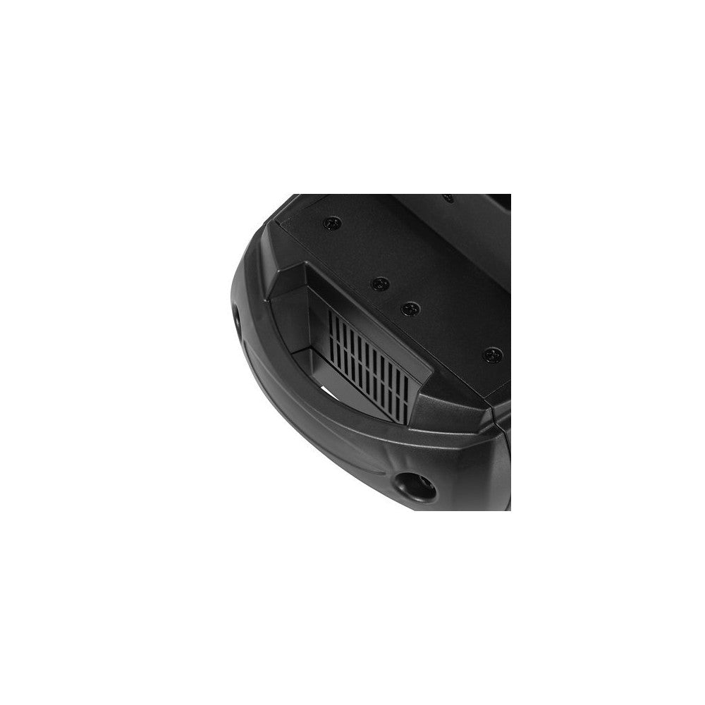 Evolite Compact 100 W cabezal móvil LED, haz de 13°, enfoque motorizado, gobos giratorios, rueda de 7 colores, prisma de 3 facetas, modos DMX duales