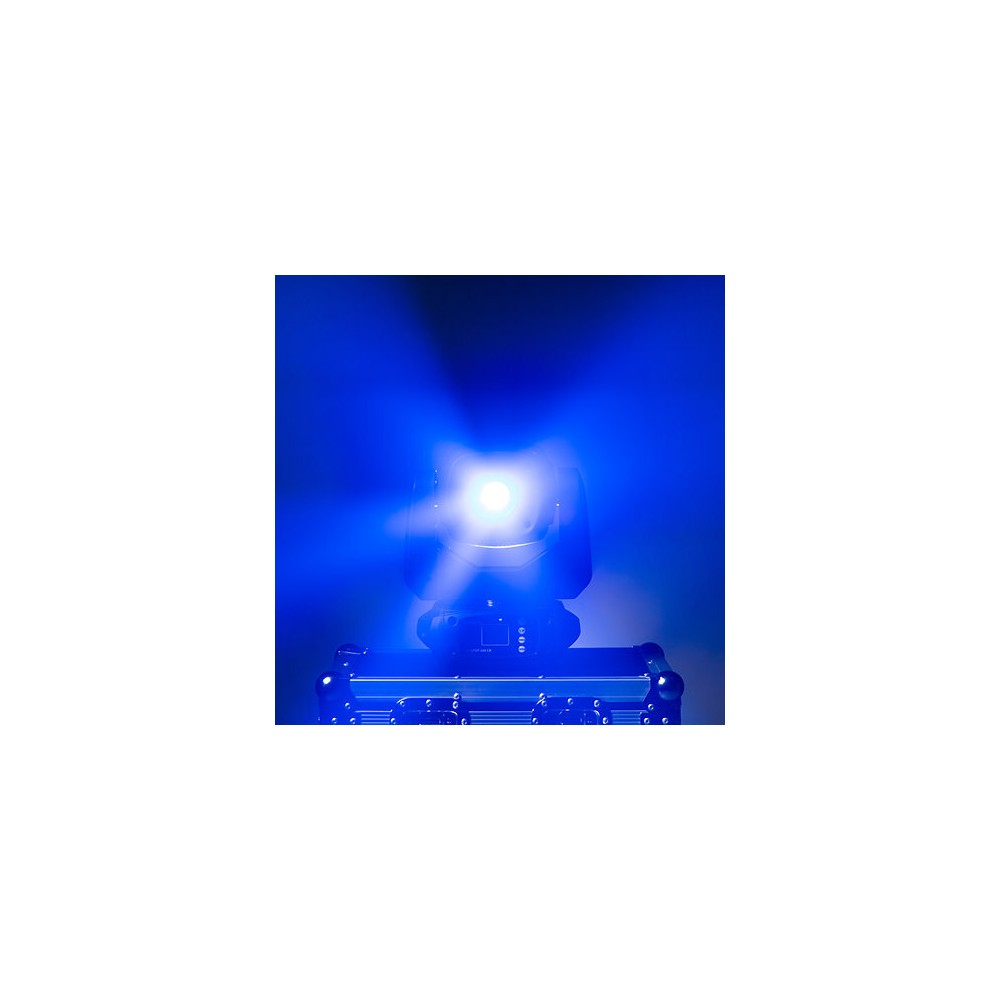 Evolite Compact 100 W cabezal móvil LED, haz de 13°, enfoque motorizado, gobos giratorios, rueda de 7 colores, prisma de 3 facetas, modos DMX duales