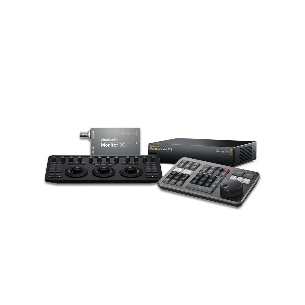 Blackmagic Design DaVinci Resolve Speed Editor + DaVinci Resolve Micro Color Panel EN + UltraStudio Monitor 3G + Blackmagic Clou