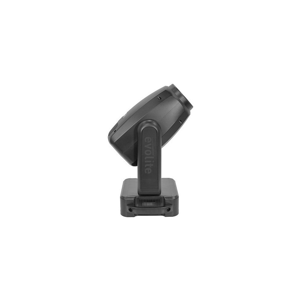 Evolite 350 W hybrid head Beam / Spot / Wash, motorized zoom, fixed / rotating gobos, 3-facet prism, set of 2 + flight case