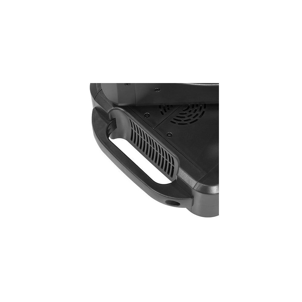 Evolite 350 W hybrid head Beam / Spot / Wash, motorized zoom, fixed / rotating gobos, 3-facet prism, set of 2 + flight case