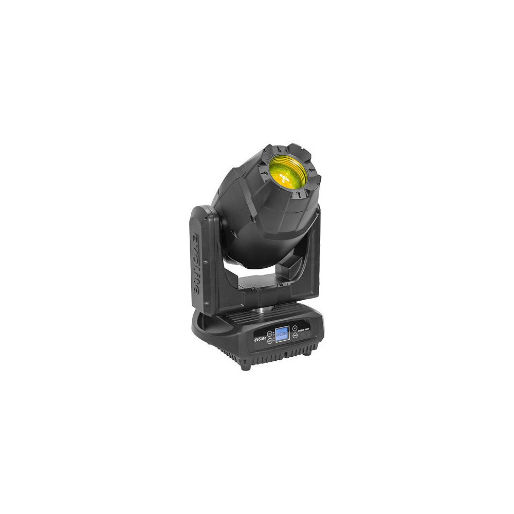 Evolite 250 W floodlight, 4° - 40° zoom, fixed / rotating Gobos, IP65, DMX / auto / sound control