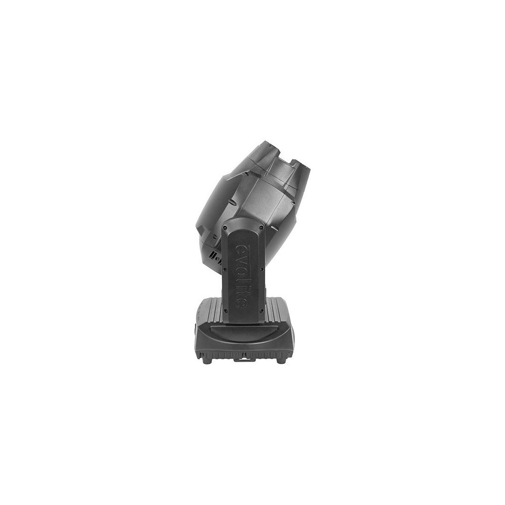 Evolite 250 W floodlight, 4° - 40° zoom, fixed / rotating Gobos, IP65, DMX / auto / sound control