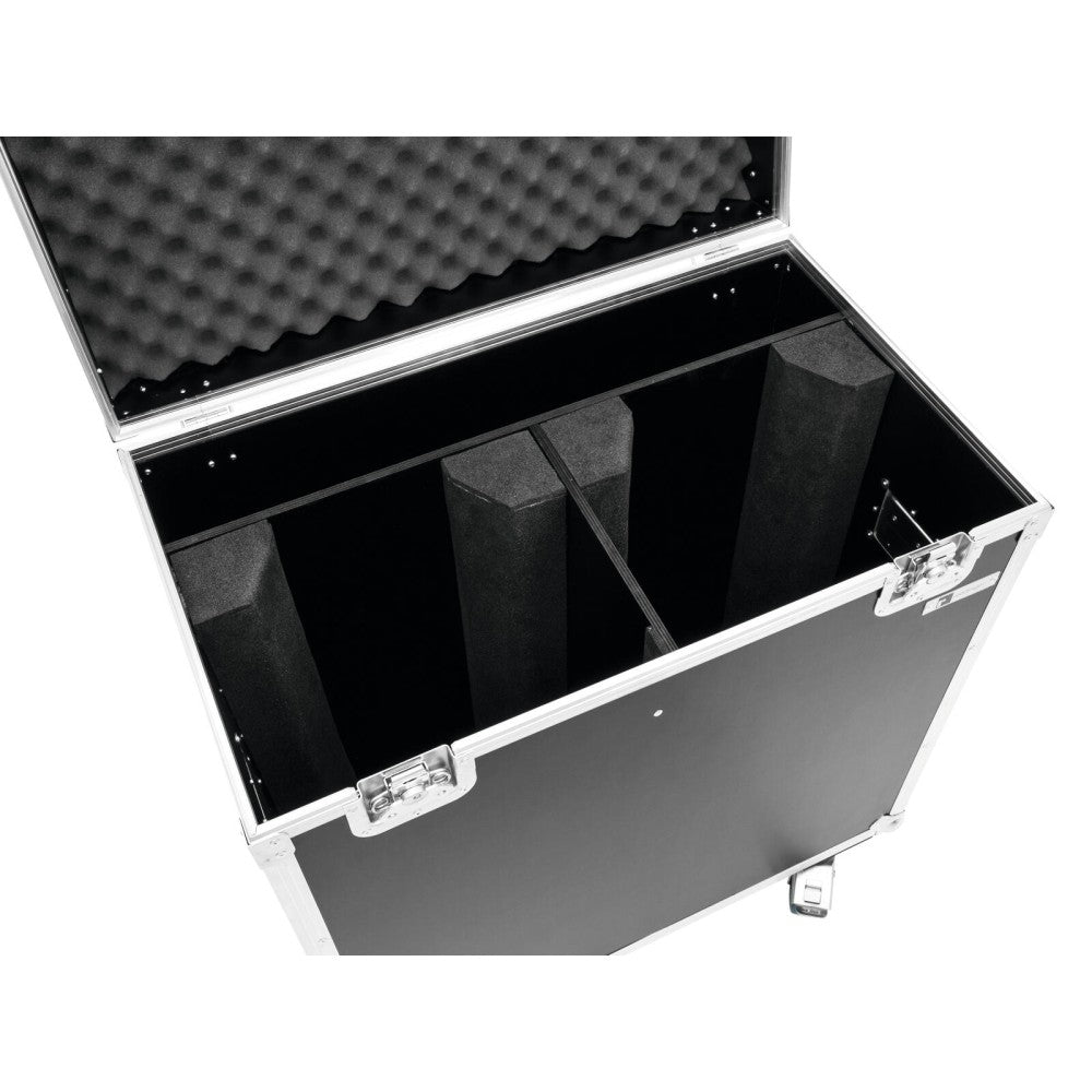 ROADINGER Flightcase para 2 Recortes Eutolite Serie PFE