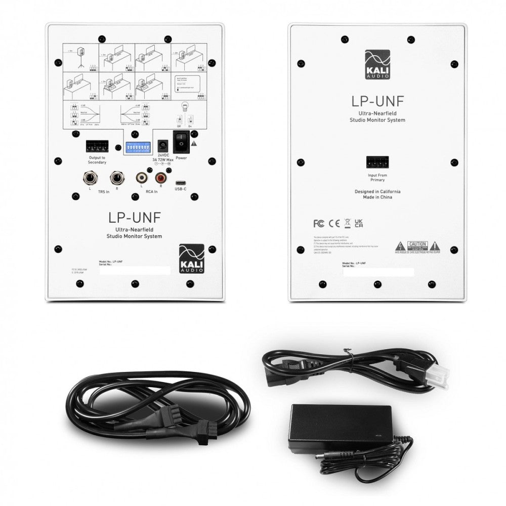 Kali Audio LP-UNFW-EU Coppia di monitor Ultra Near Field biamplificati