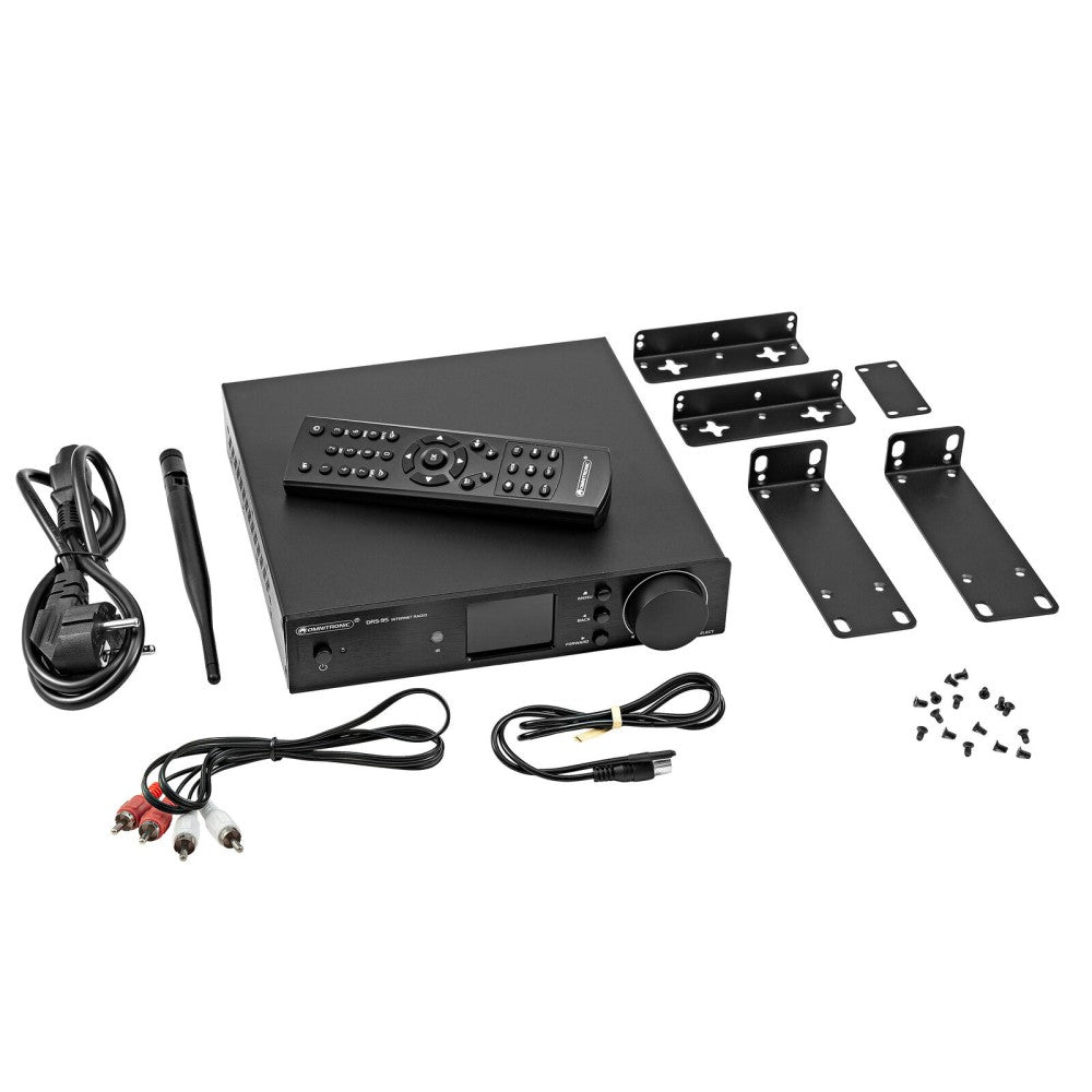 OMNITRONIC DRS-95 Internet Radio con DAB+ e Bluetooth