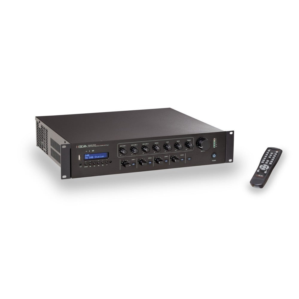 MIXER-AMP 4-ZONE 350W HELVIA POKER-350A DAB+ PLAYER
