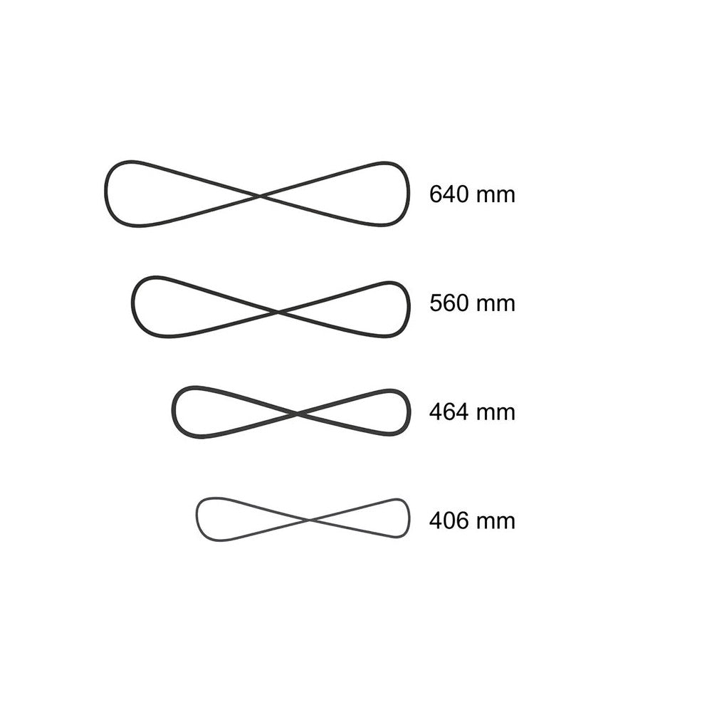 Enova Hifi Standard belt for turntable, pack of 4