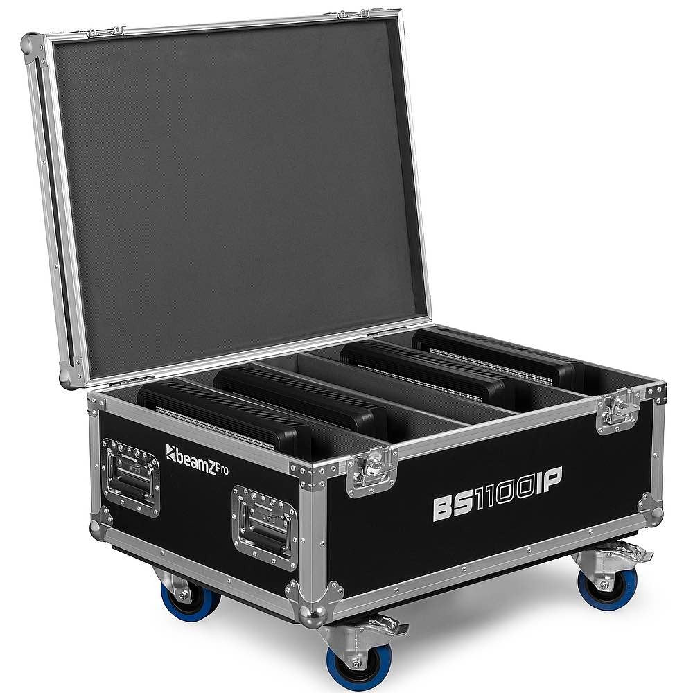 Beamz Pro FLCBS04 Flightcase for BS1100IP 4 pcs