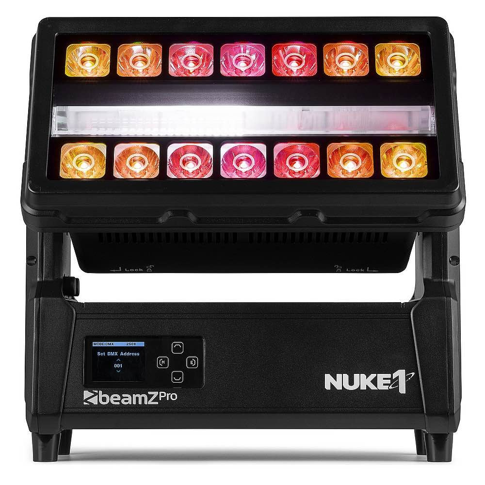 Beamz Pro Nuke1 MH Strobe IP65 14x40W+96x10W