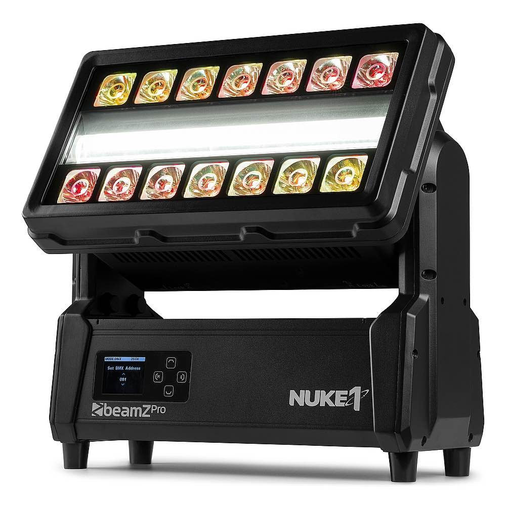 Beamz Pro Nuke1 MH Strobe IP65 14x40W+96x10W