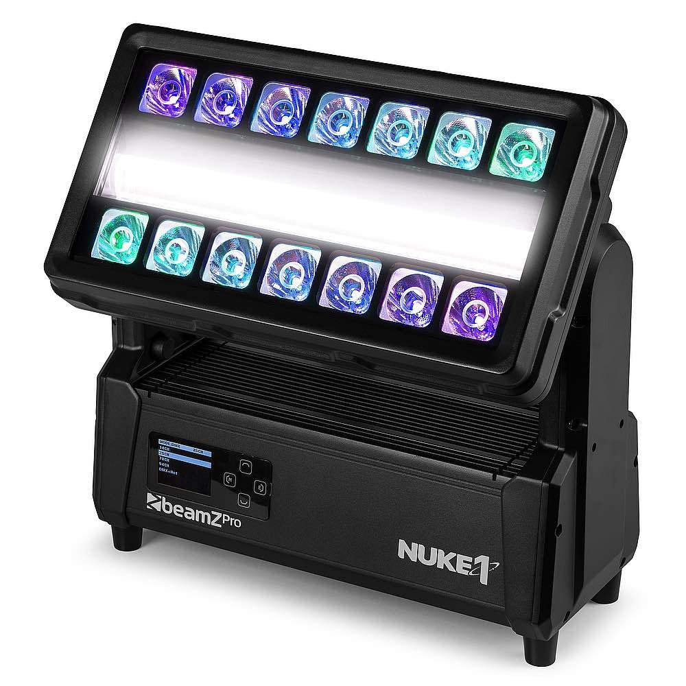 Beamz Pro Nuke1 MH Strobe IP65 14x40W+96x10W