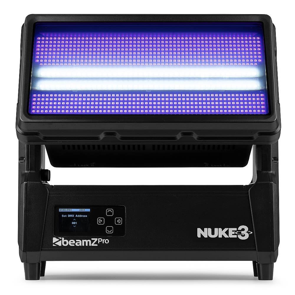 Beamz Pro Nuke3 MH Twin Strobe IP65