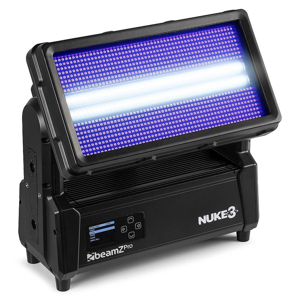 Beamz Pro Nuke3 MH Twin Strobe IP65