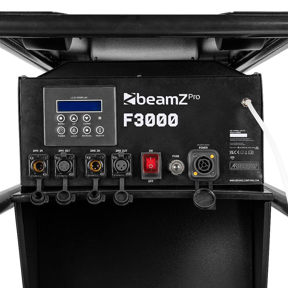 BeamZ F3000 Haze con carro