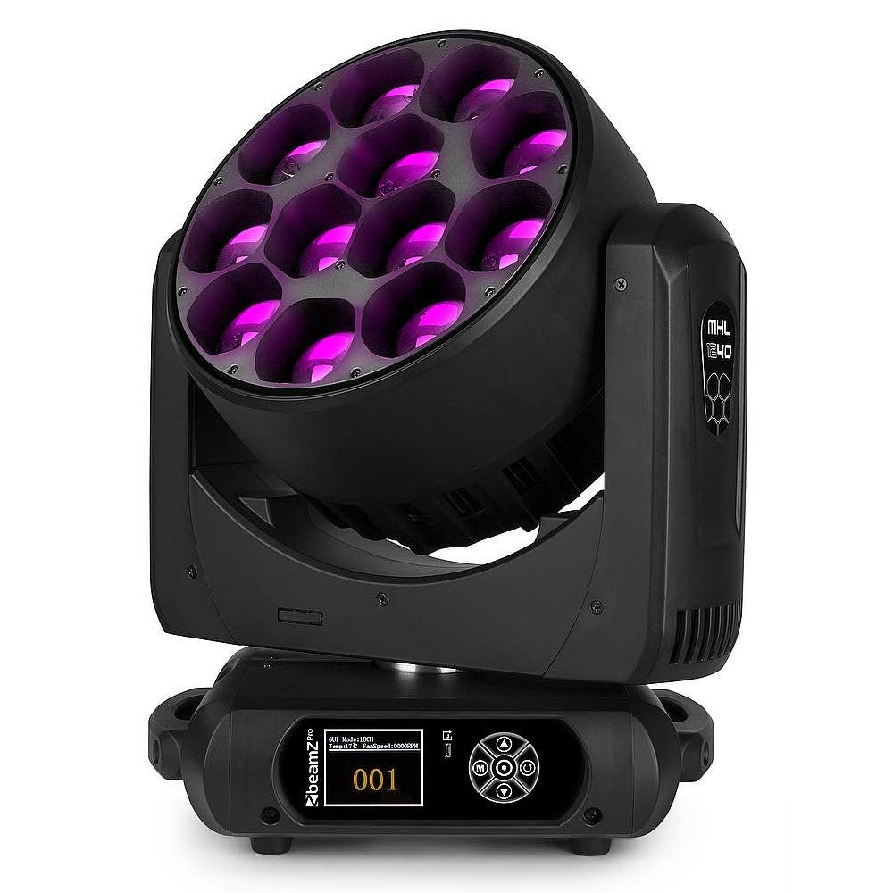 Beamz Pro MHL1240 Moving Head Zoom 12x40W
