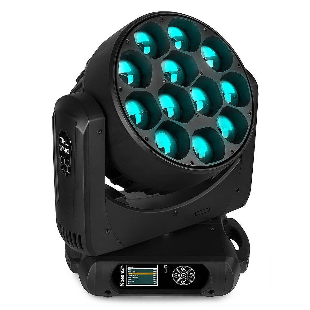 Beamz Pro MHL1240 Moving Head Zoom 12x40W