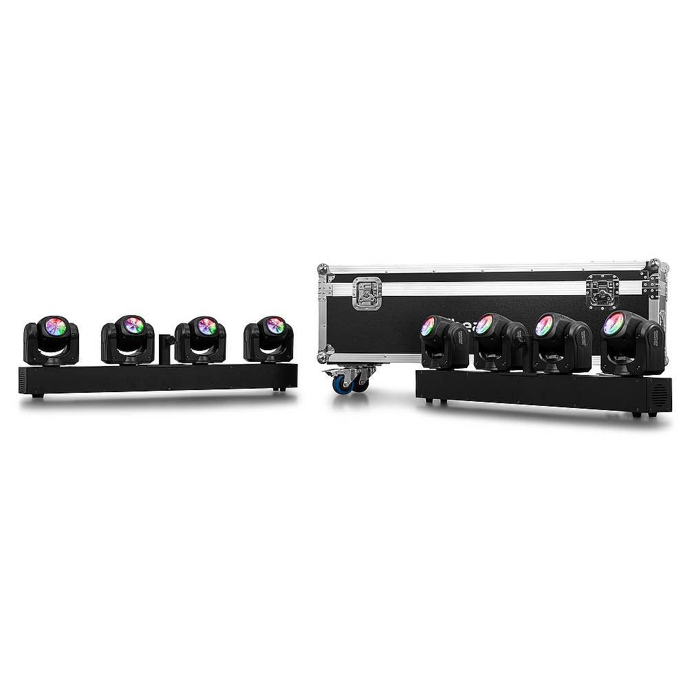 Beamz FCPQ Flightcase Panther Quatro 2 pcs