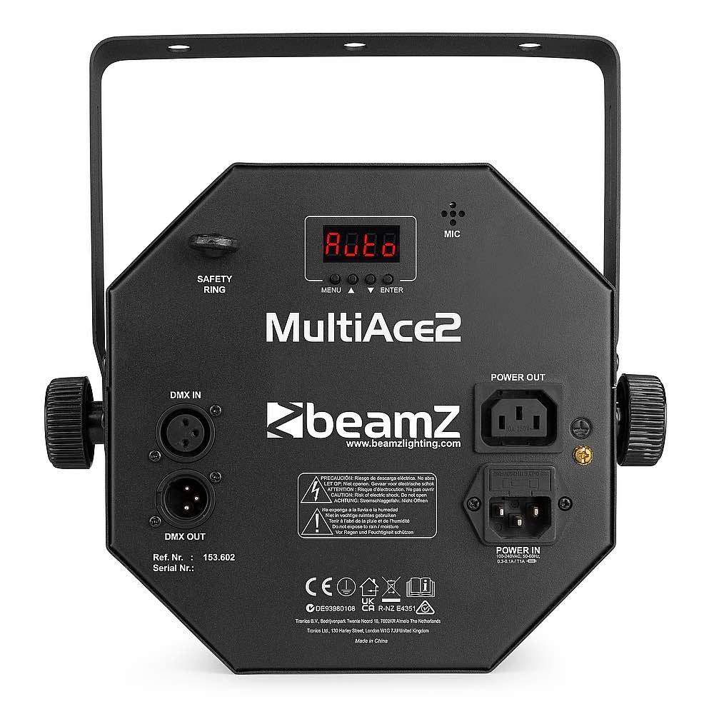Beamz MultiAce2 Efecto DMX 2 en 1 IR