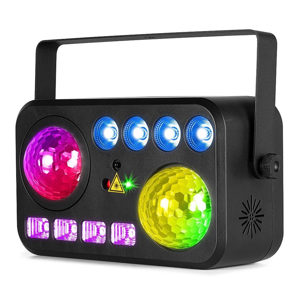Beamz Shimmer 6 Multi DJ Effect DMX IR
