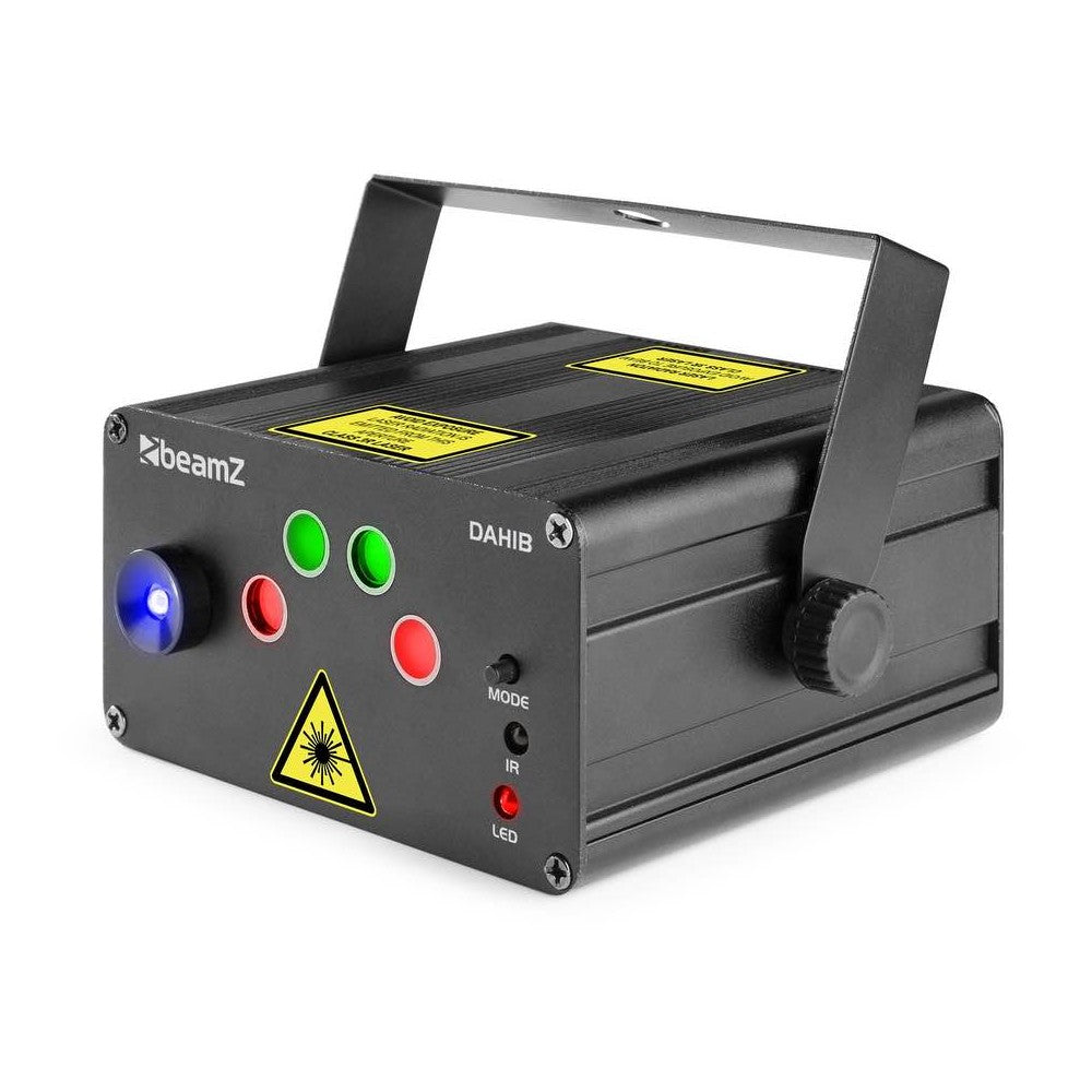 Beamz Dahib Láser R/V LED Azul Gobo IRC