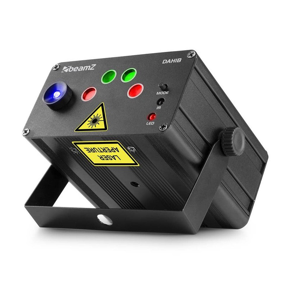 Beamz Dahib Láser R/V LED Azul Gobo IRC