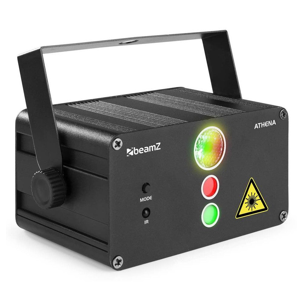Beamz Athena Laser R/G Gobo RGB IRC Batt