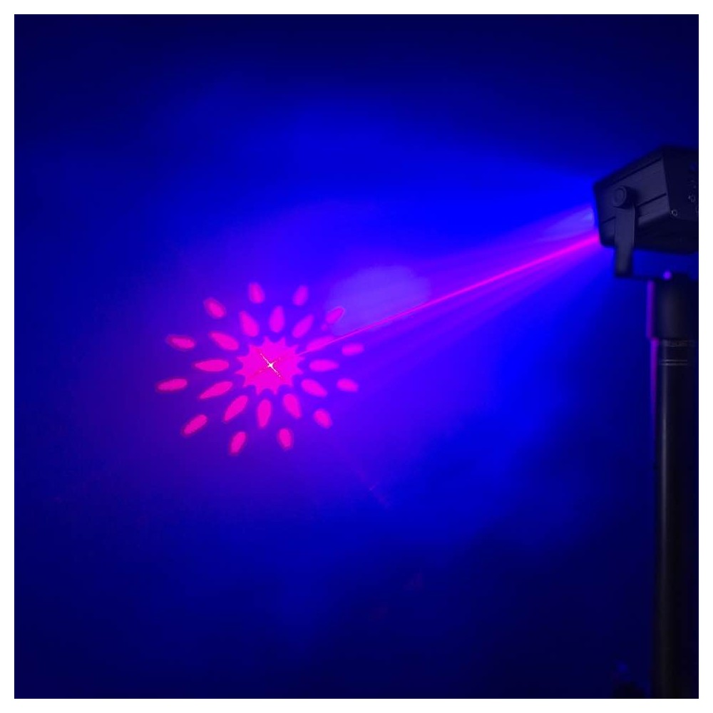 Beamz Athena Laser R/G Gobo RGB IRC Batt