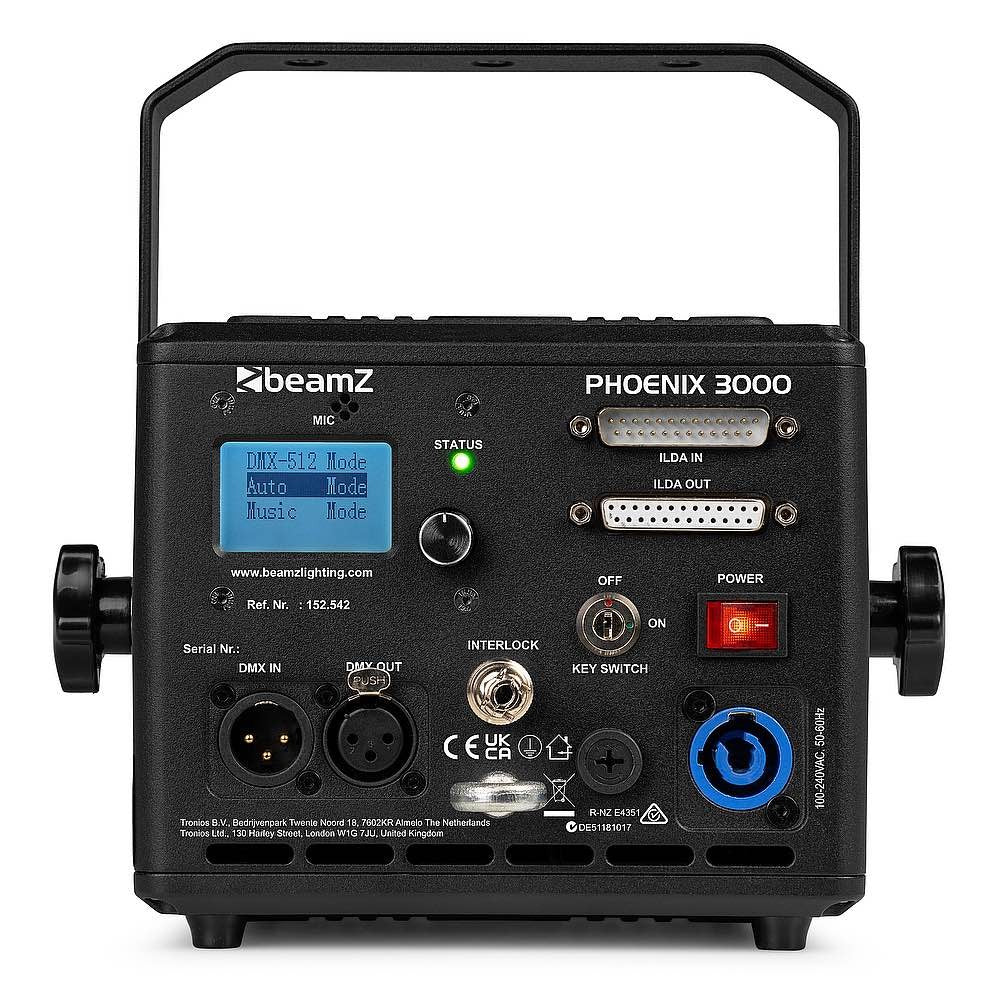 Beamz Phoenix 3000 Pure Diode laser RGB