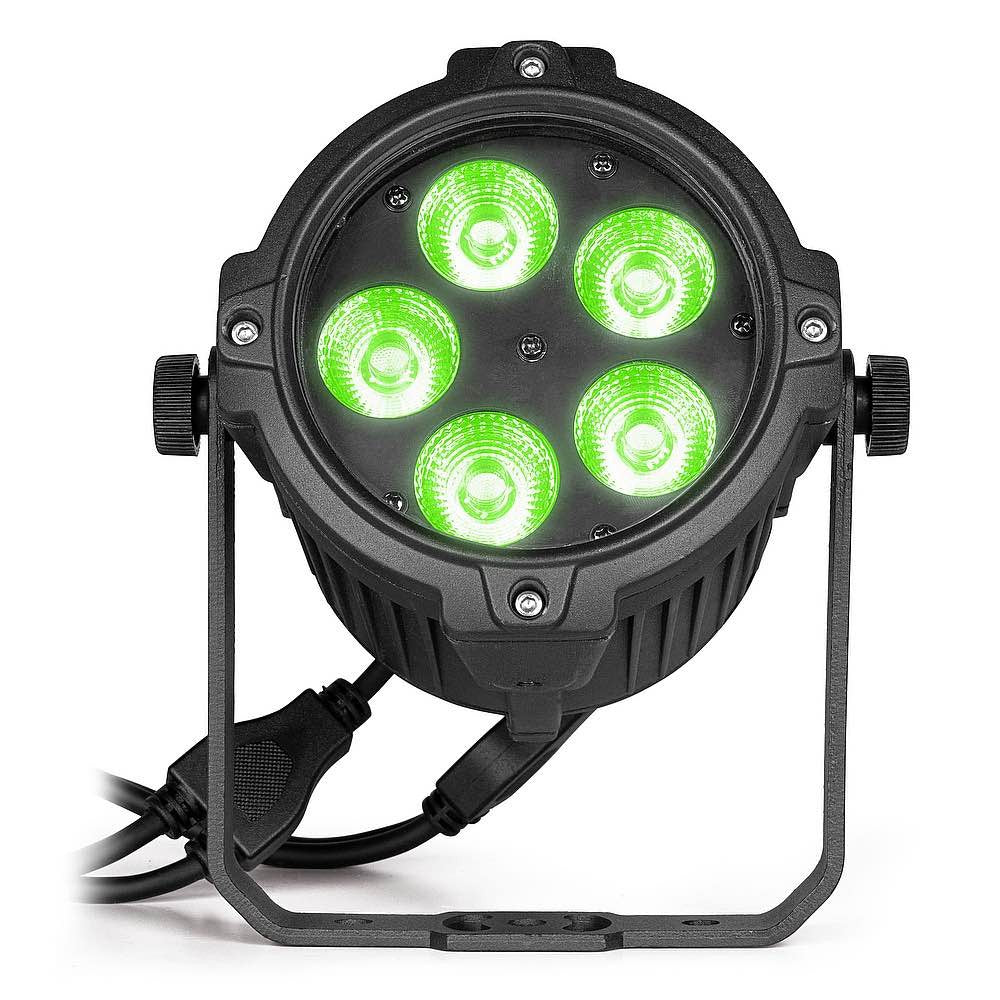 Beamz BWA68 LED AluPAR IP65 5x8W RGBW IRC