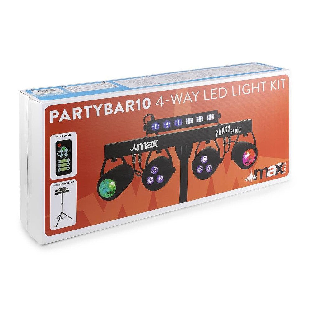 Beamz PartyBar10 2xJellym.2xPAR3LED 6xLED