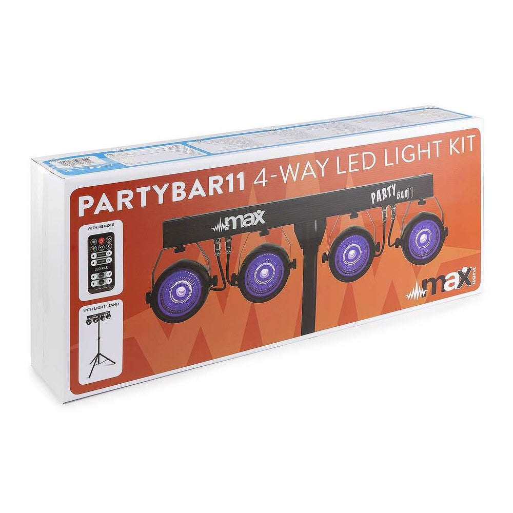 Beamz PartyBar11 4 x COB 20W RGB IRC Stan