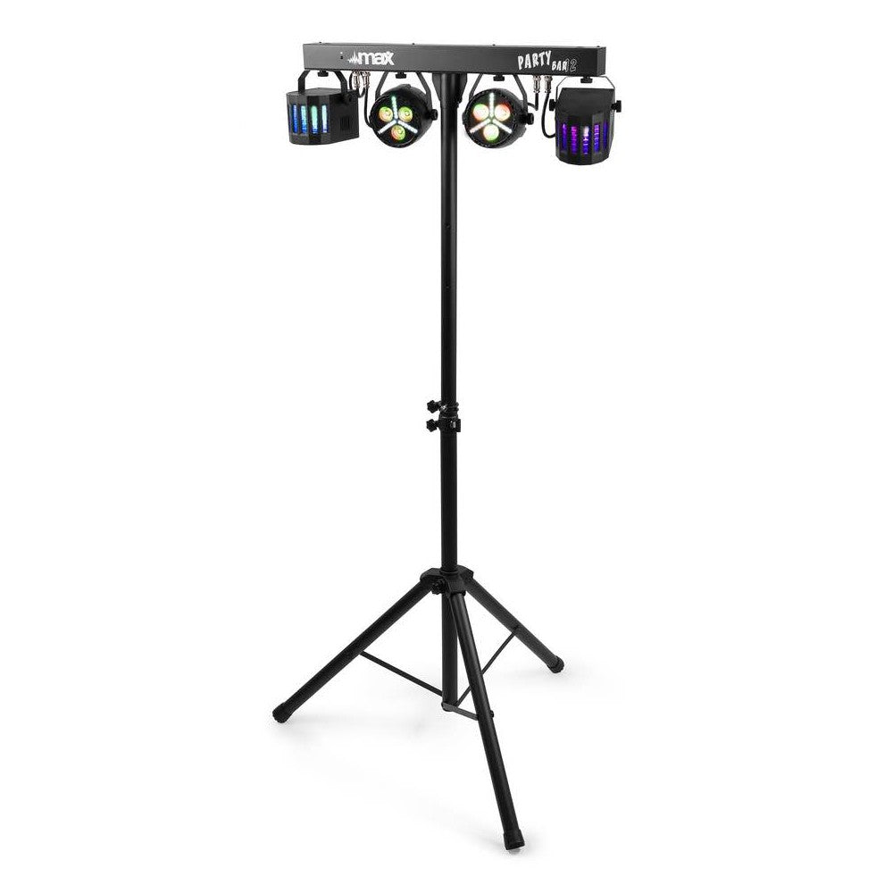 Beamz Partybar12 2x PARstrobe+2 x Derby