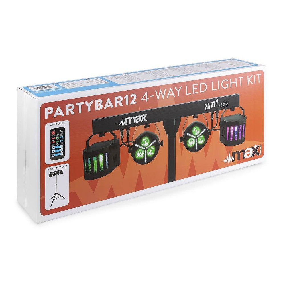 Beamz Partybar12 2x PARstrobe+2 x Derby