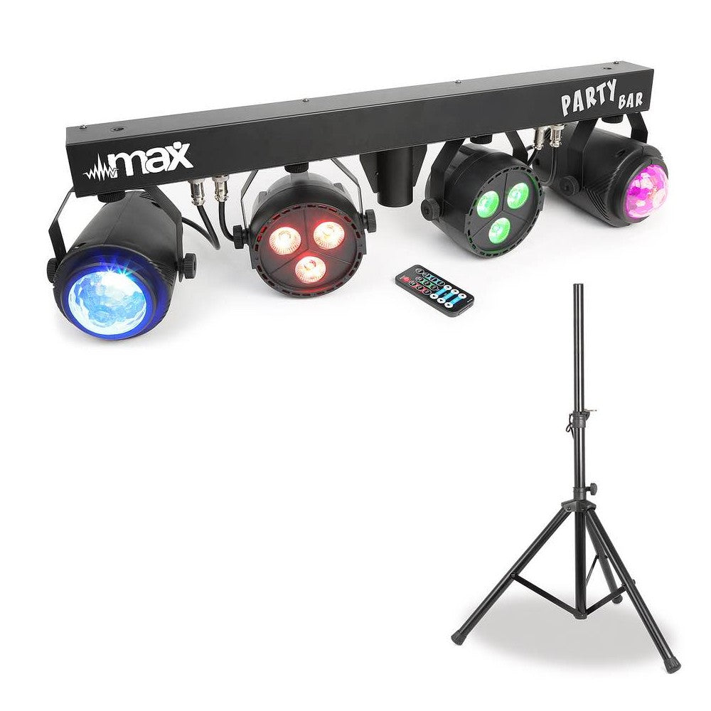 Beamz PartyBar1 2PAR 3x4in1LED+2 JellyB