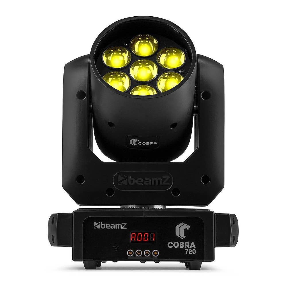 Beamz COBRA 712 LED Wash 7x12W zoom