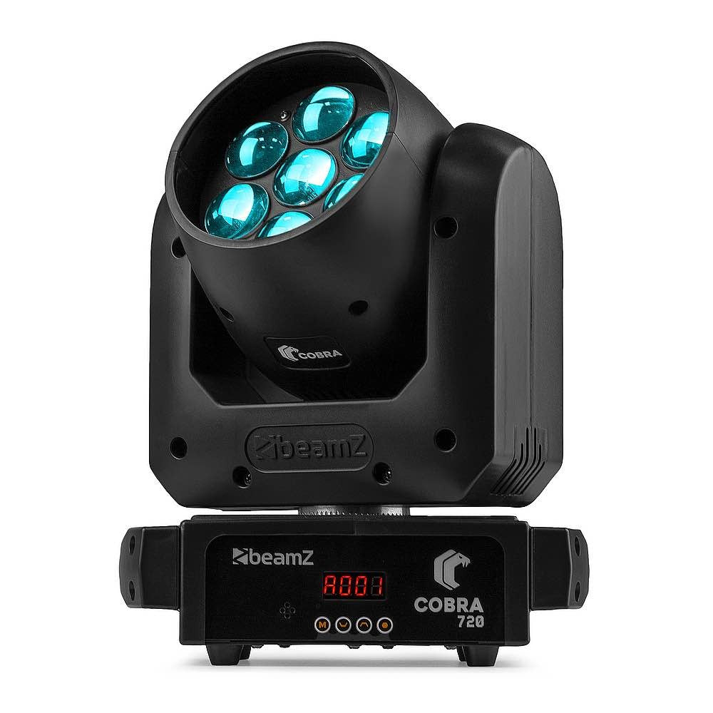 Beamz COBRA 712 LED Wash 7x12W zoom