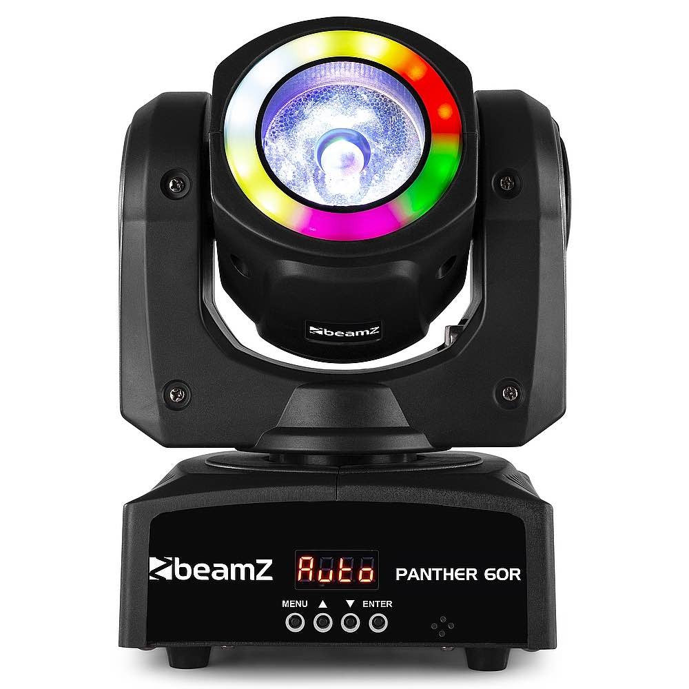 Beamz Panther 60R LED Beam Moving Head+Ring