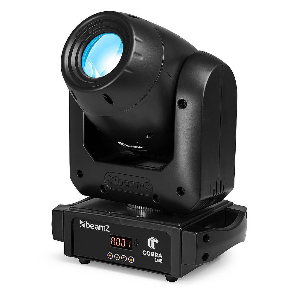 Beamz COBRA 100 Spot Cabeza móvil con enfoque