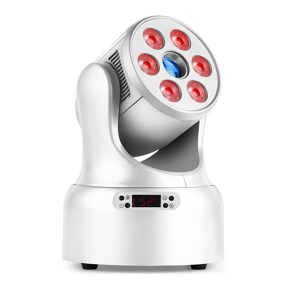 Beamz NOVA68G-WH MH Wash 6x8W RGBW+Gb.30W