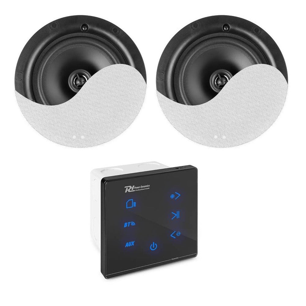 Power Dynamics Powerline A50BSet In-Wall with 2 Ceiling Speakers