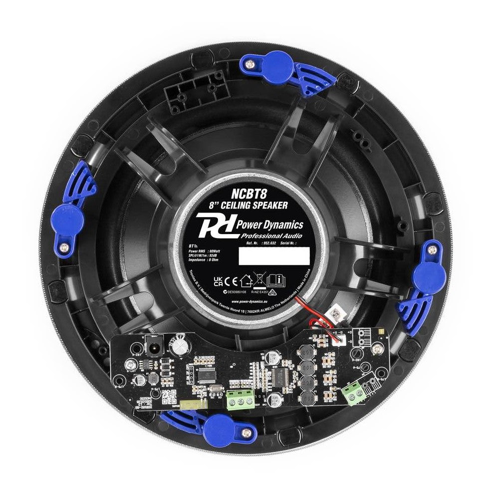 Power Dynamics NCBT8 Ampl.Perfil bajo Altavoces BT 8