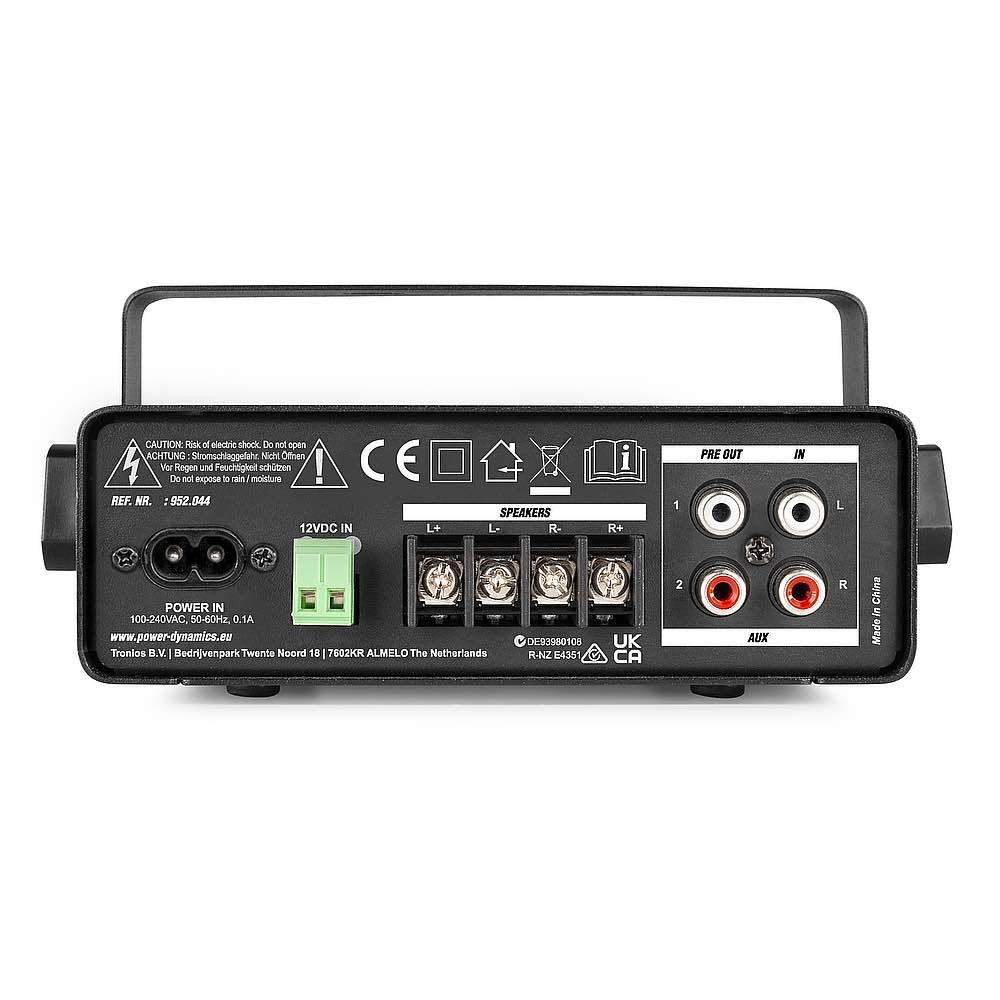 Power Dynamics PDC30 Amplifier BT MP3 30W Car